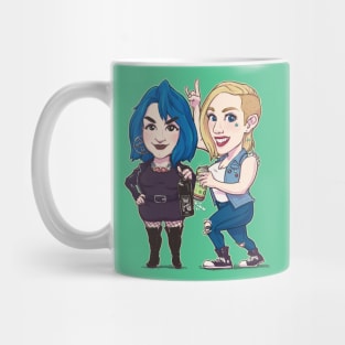 Cartoon Babes by Chris Fillhart Mug